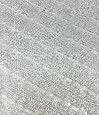Ажур-трикотаж с напыл.белый\серебро