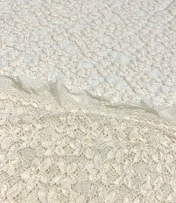 Гипюр-кружево цветок сливочный